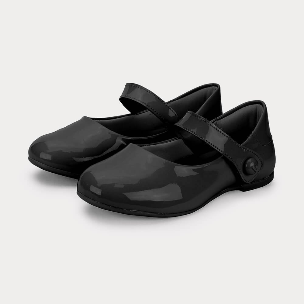 Sapatilha Infantil Bibi Ballerina Basic Preta Preto 2