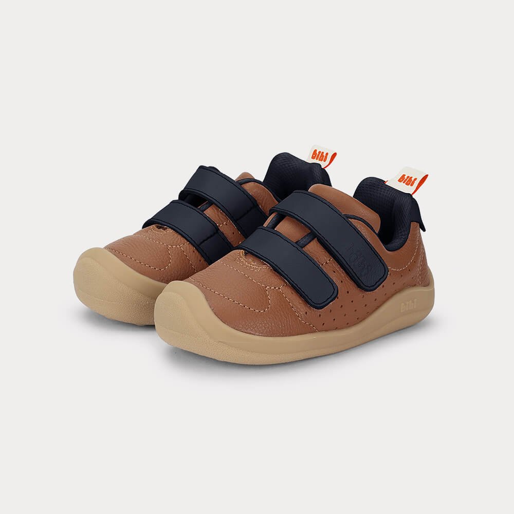 Tênis Infantil Bibi Fisioflex 5.0 Marrom com Azul Marinho Marrom/Azul Marinho 2