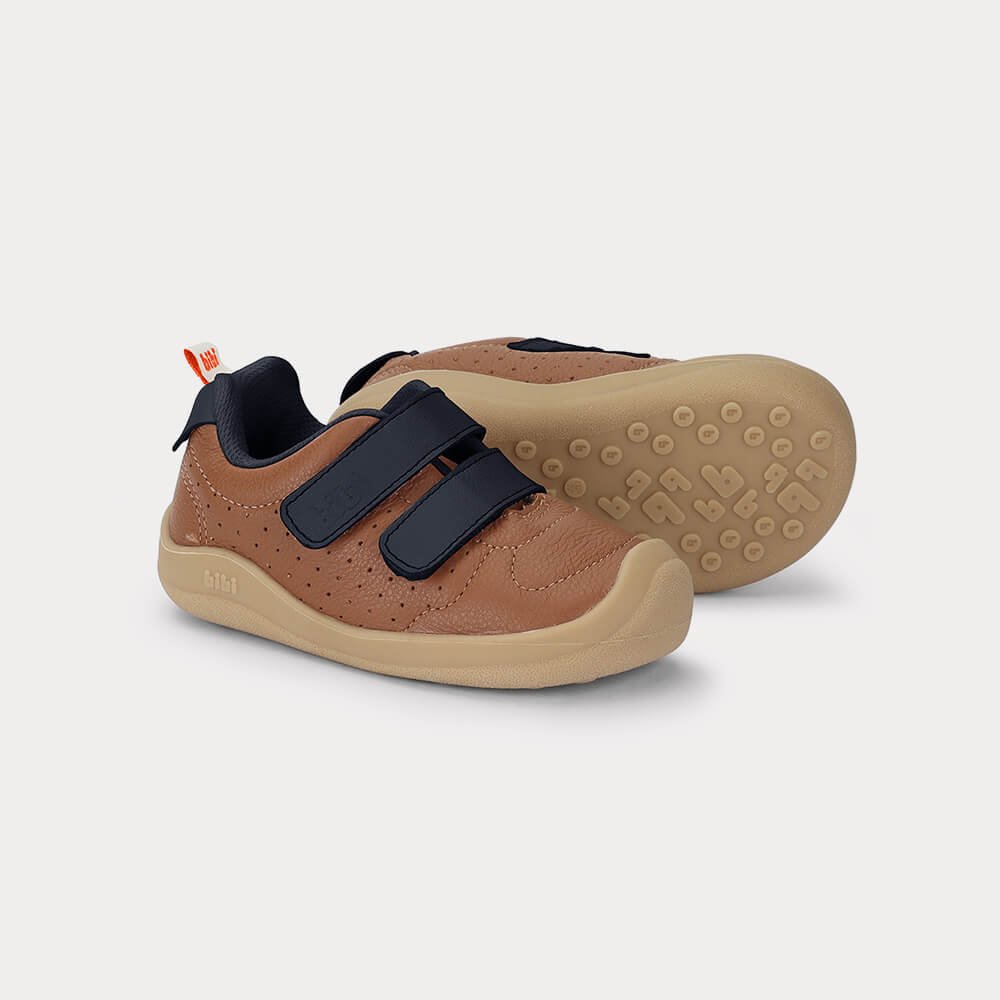 Tênis Infantil Bibi Fisioflex 5.0 Marrom com Azul Marinho Marrom/Azul Marinho 4