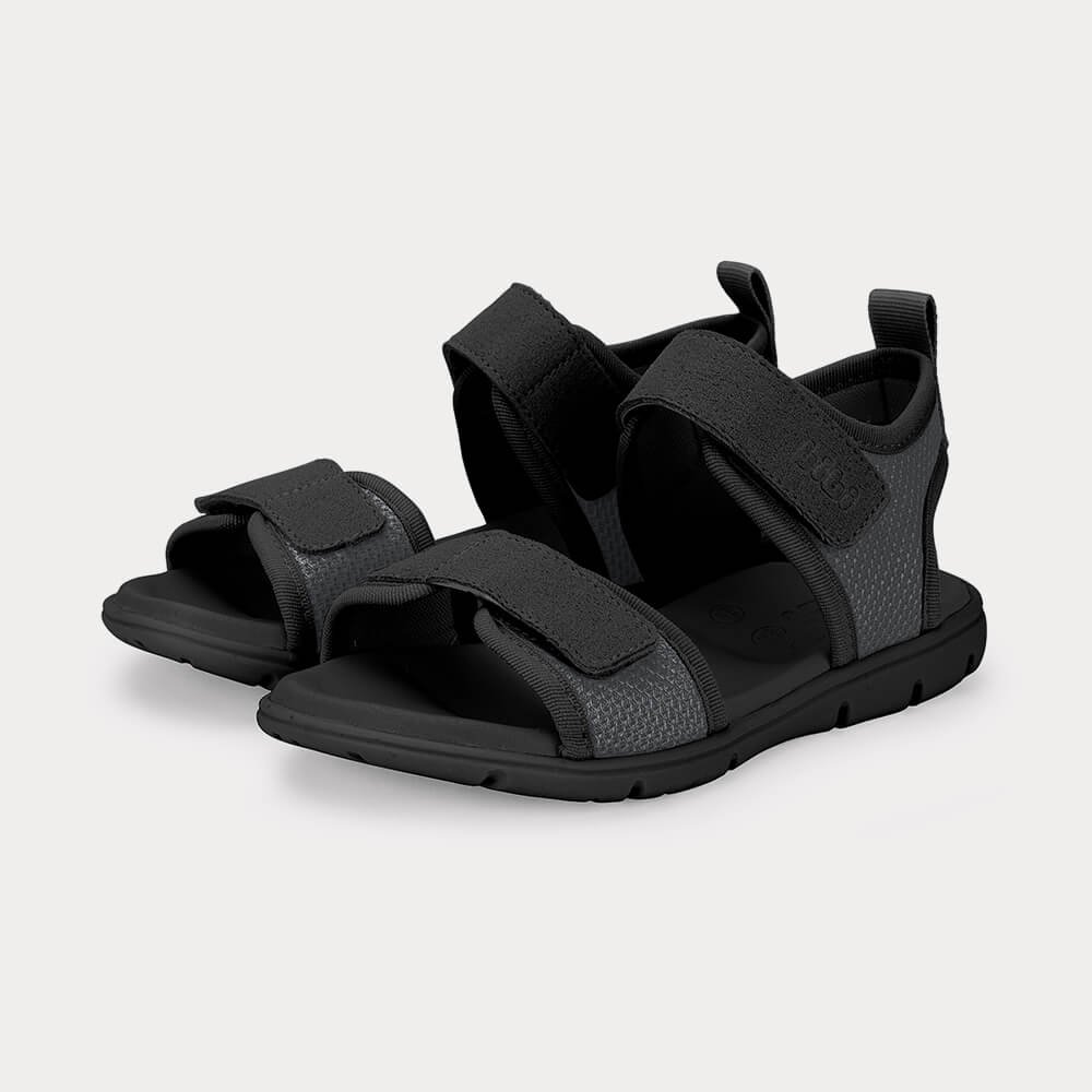 Sandália Infantil Bibi Sandals Kids Cinza com Preto Cinza/Preto 2