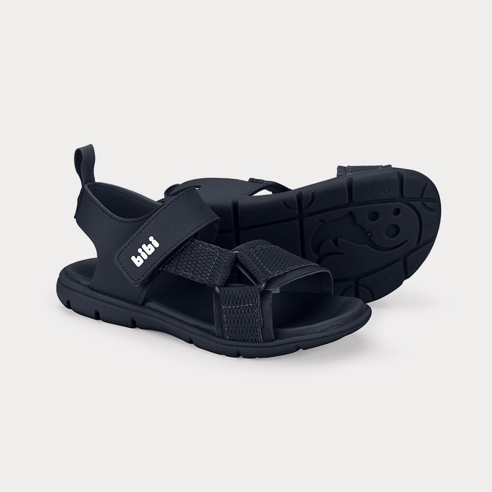 Sandália Infantil Bibi Sandals Kids Azul com Preto Azul Marinho 3