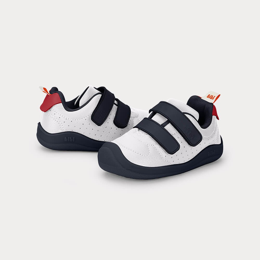 Tênis Infantil Bibi Fisioflex 5.0 Branco com Azul Marinho Branco 3