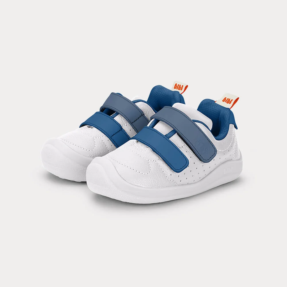 Tênis Infantil Bibi Fisioflex 5.0 Branco com Azul Branco 2