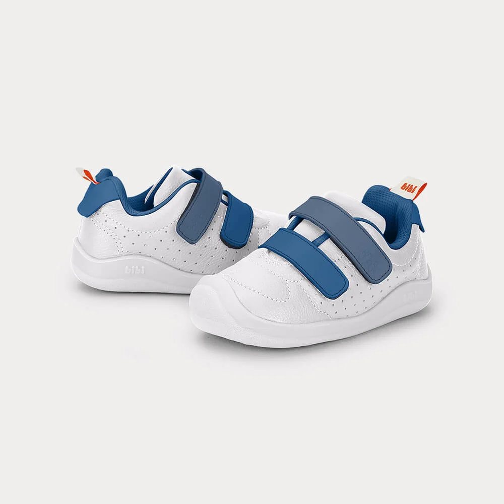 Tênis Infantil Bibi Fisioflex 5.0 Branco com Azul Branco 3