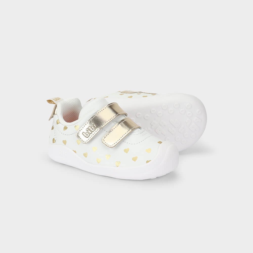 Tênis Infantil Bibi Fisioflex 5.0 Branco com Dourado Branco/Dourado 4