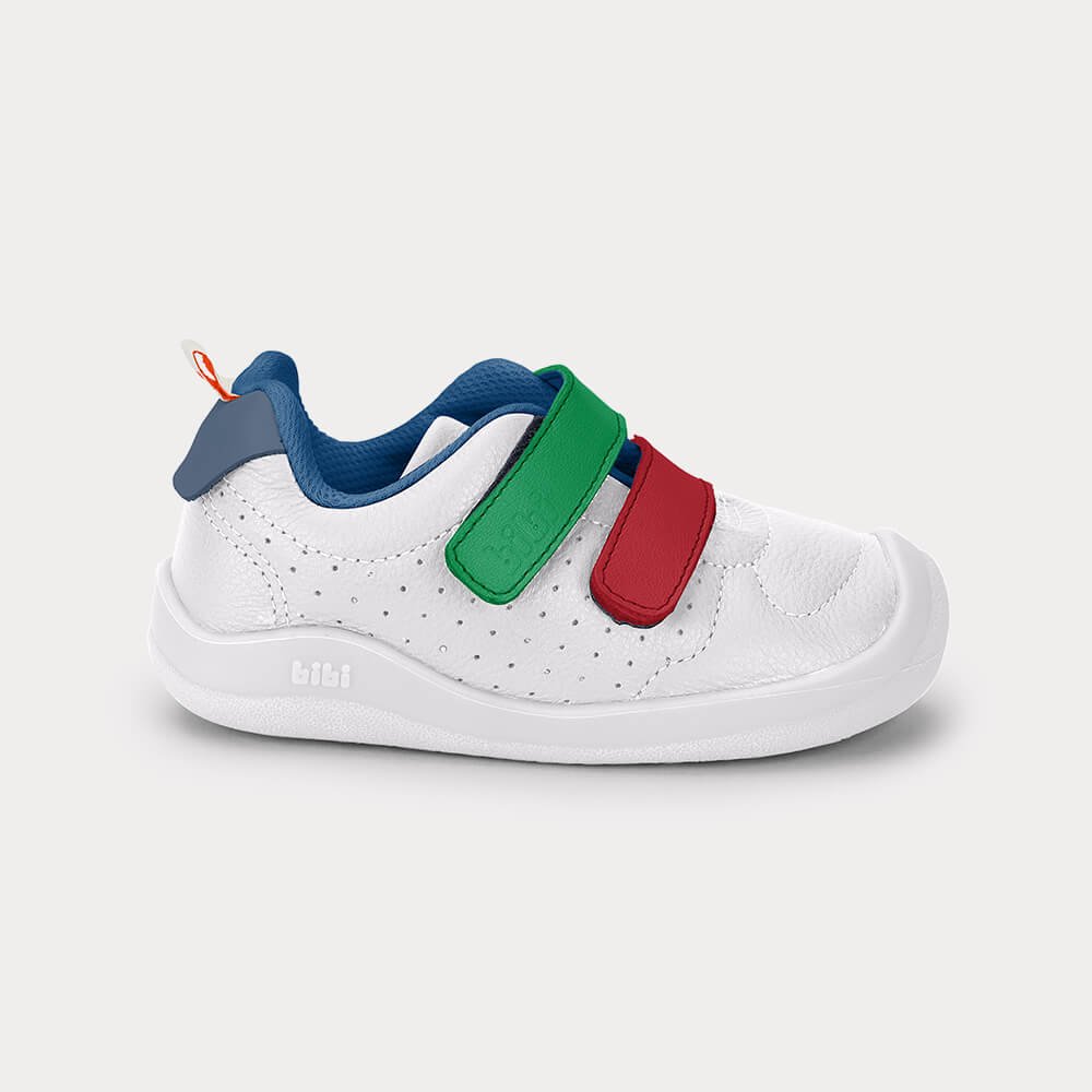 Tênis Infantil Bibi Fisioflex 5.0 Branco Multicores 1