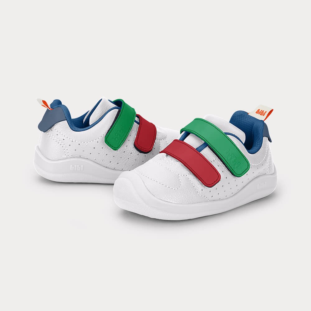 Tênis Infantil Bibi Fisioflex 5.0 Branco Multicores 3