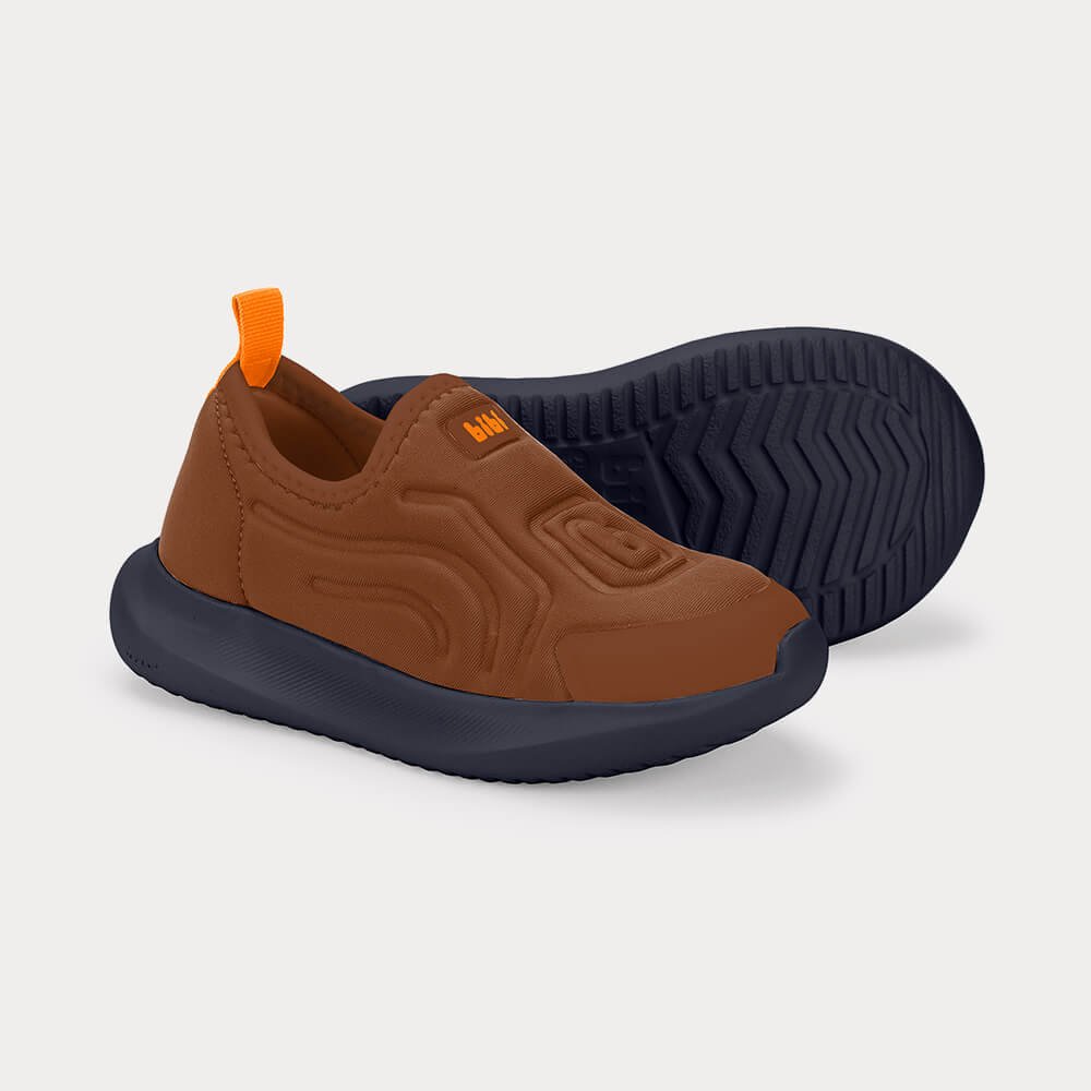 Tênis Infantil Bibi Flash Azul Marinho com Marrom Azul Marinho/Marrom 4