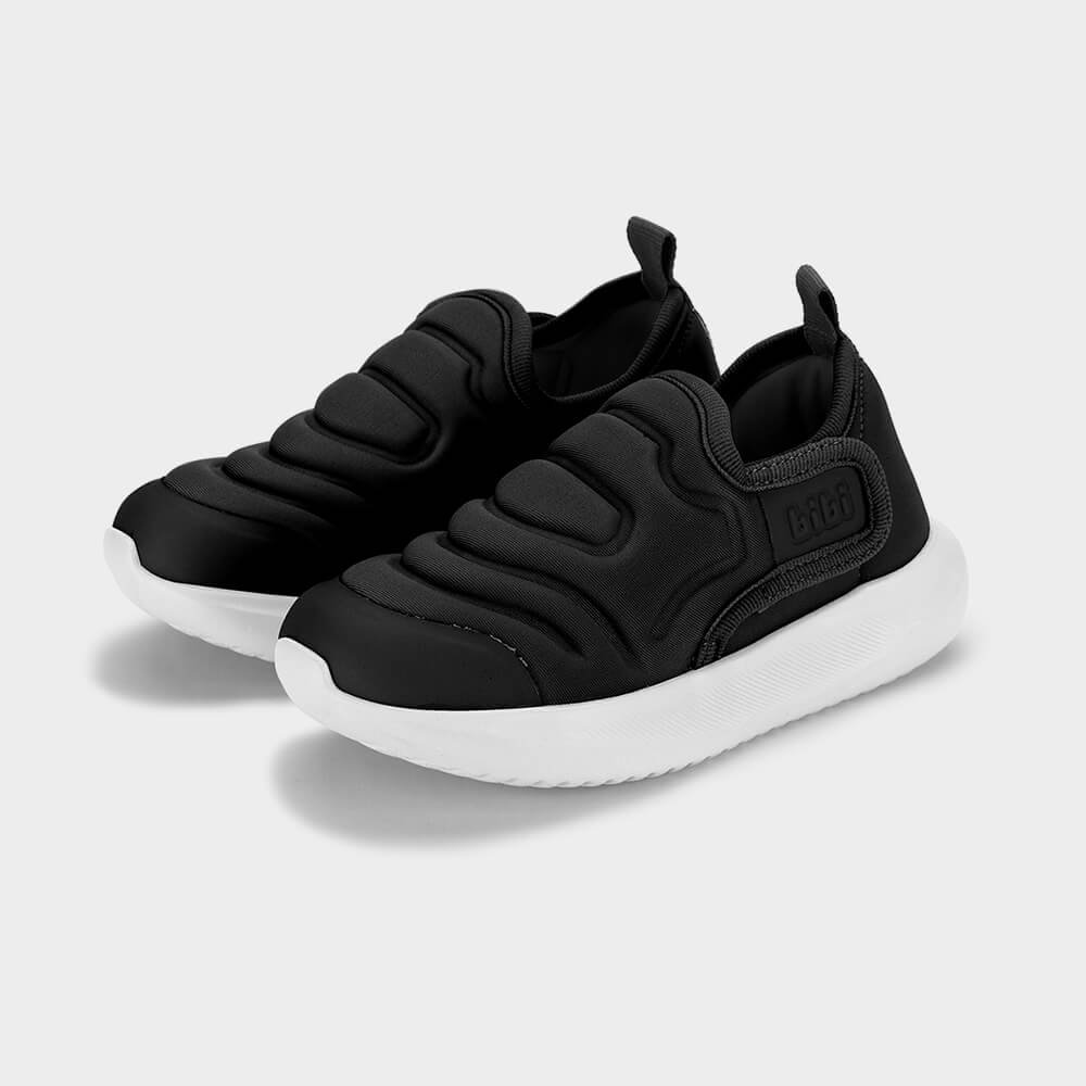 Tênis Infantil Bibi Flash Preto com Branco Preto 2