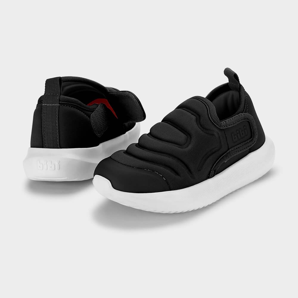 Tênis Infantil Bibi Flash Preto com Branco Preto 3