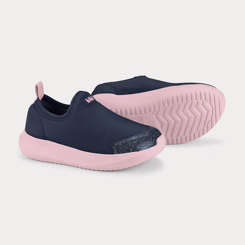 Tênis Infantil Bibi Flash Azul Marinho com Rosa Azul Marinho/Rosa 3