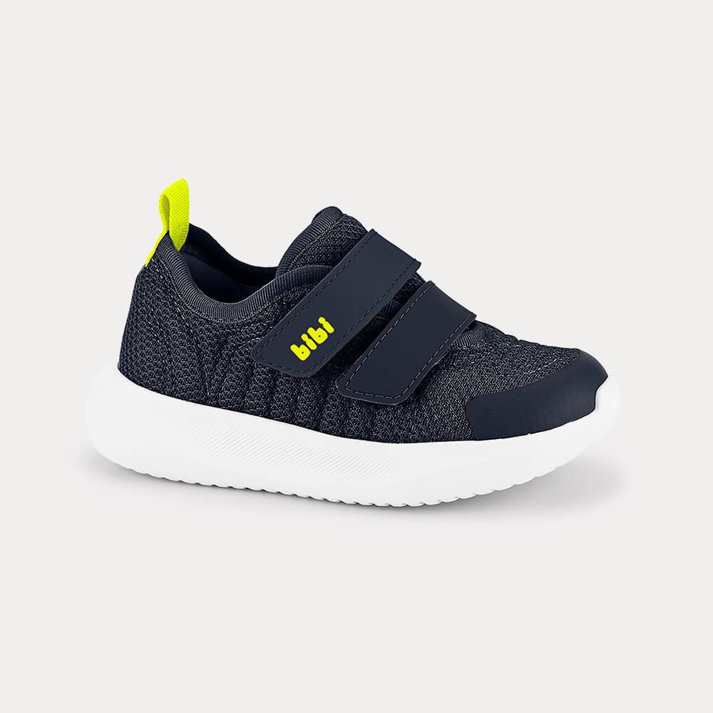 Tênis Infantil Bibi Flash Azul Marinho com Amarelo Azul Marinho 3