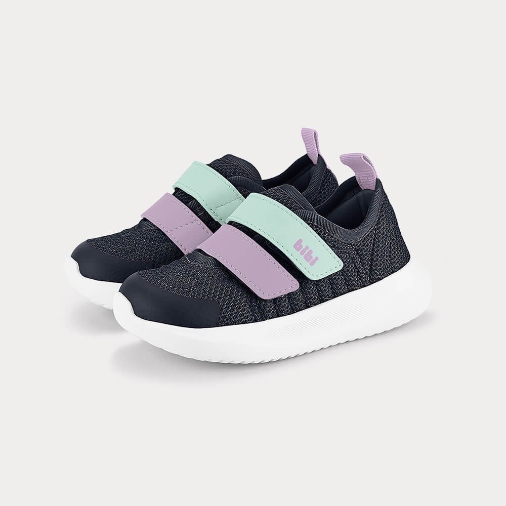 Tênis Infantil Bibi Flash Azul Marinho com Lilás Azul Marinho 2