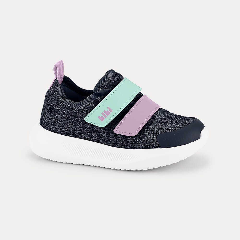Tênis Infantil Bibi Flash Azul Marinho com Lilás Azul Marinho 3