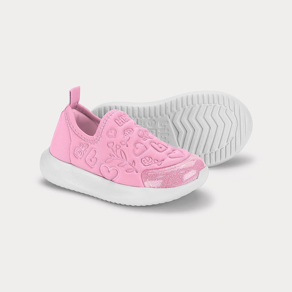 Tênis Infantil Bibi Flash Rosa Rosa 4