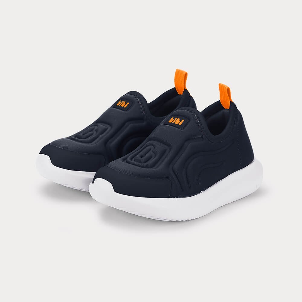 Tênis Infantil Bibi Flash Azul Marinho com Laranja Azul Marinho 2