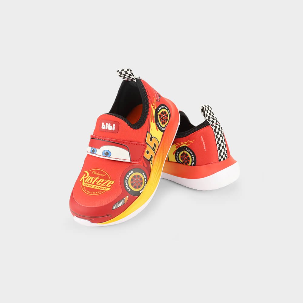 Tênis Infantil Bibi Flash Relâmpago McQueen da Disney Laranja/Amarelo 3