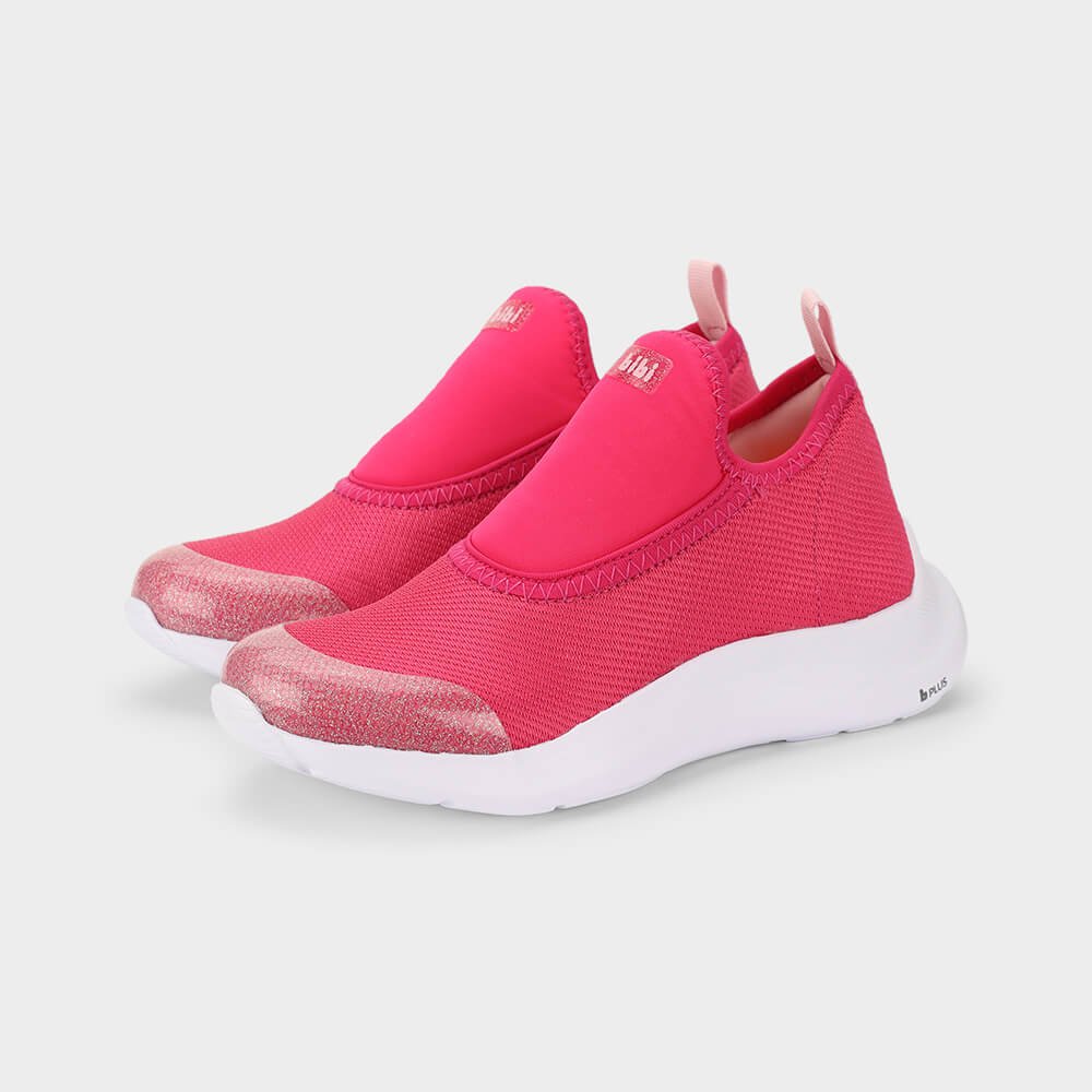 Tênis Infantil Bibi Action Rosa Chiclete com Branco Rosa Chiclete/Branco 2