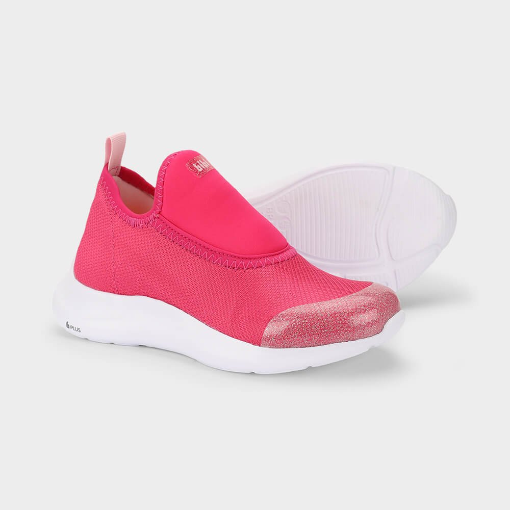 Tênis Infantil Bibi Action Rosa Chiclete com Branco Rosa Chiclete/Branco 4
