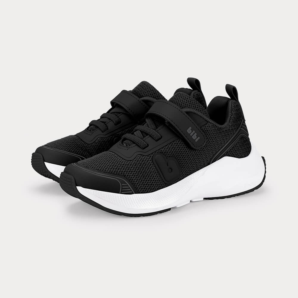 Tênis Infantil Bibi High School Preto com Branco Preto 2