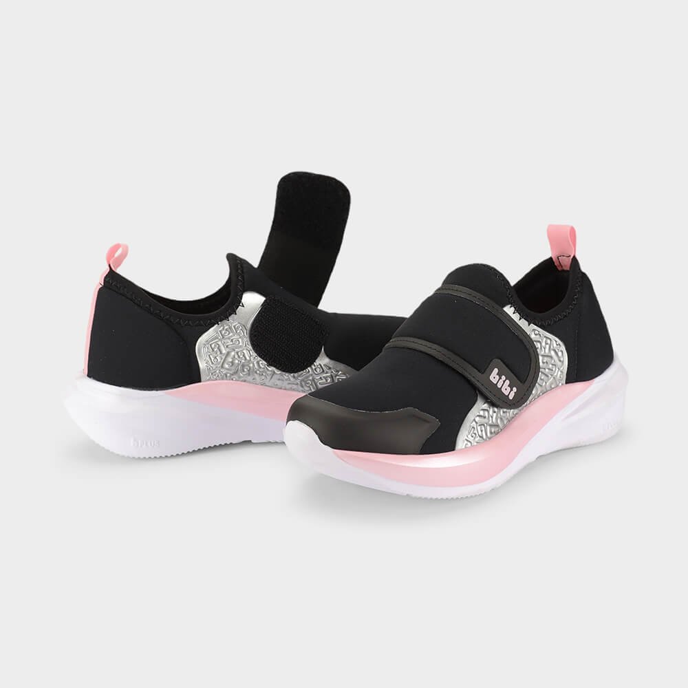 Tênis Infantil Bibi Volt Preto com Rosa Preto 3