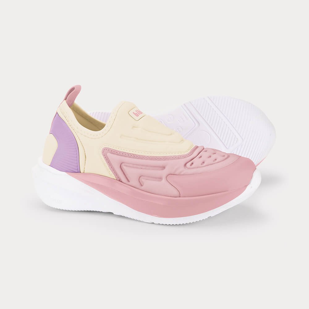 Tênis Infantil Bibi Volt Bege com Rosa Bege 4