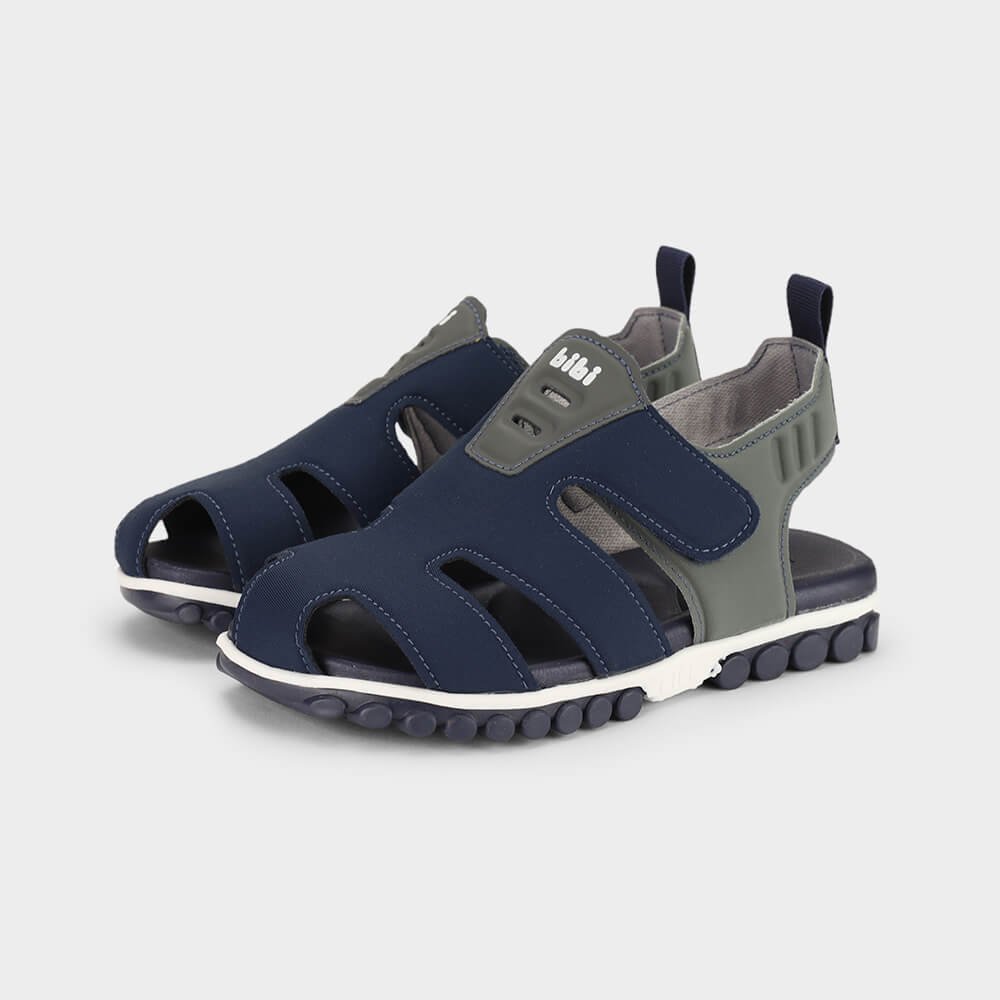 Sandália Infantil Bibi Summer Roller Sport 2.0 Azul Marinho Cinza/Azul Marinho 2