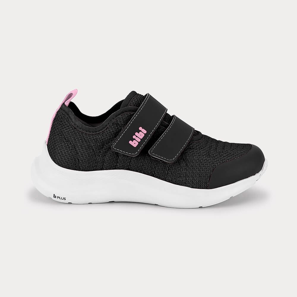 Tênis Infantil Bibi Action Preto com Rosa Preto/Rosa 1
