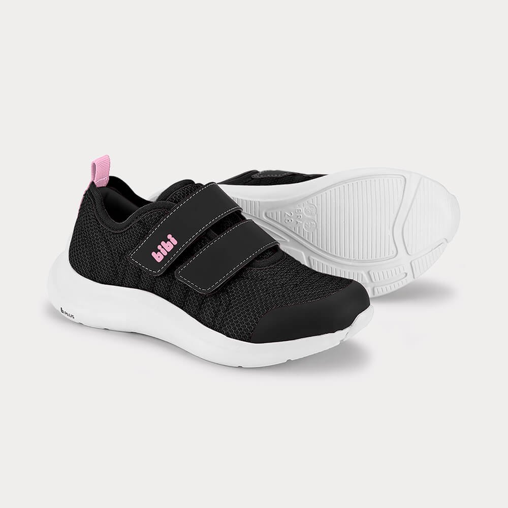 Tênis Infantil Bibi Action Preto com Rosa Preto/Rosa 4