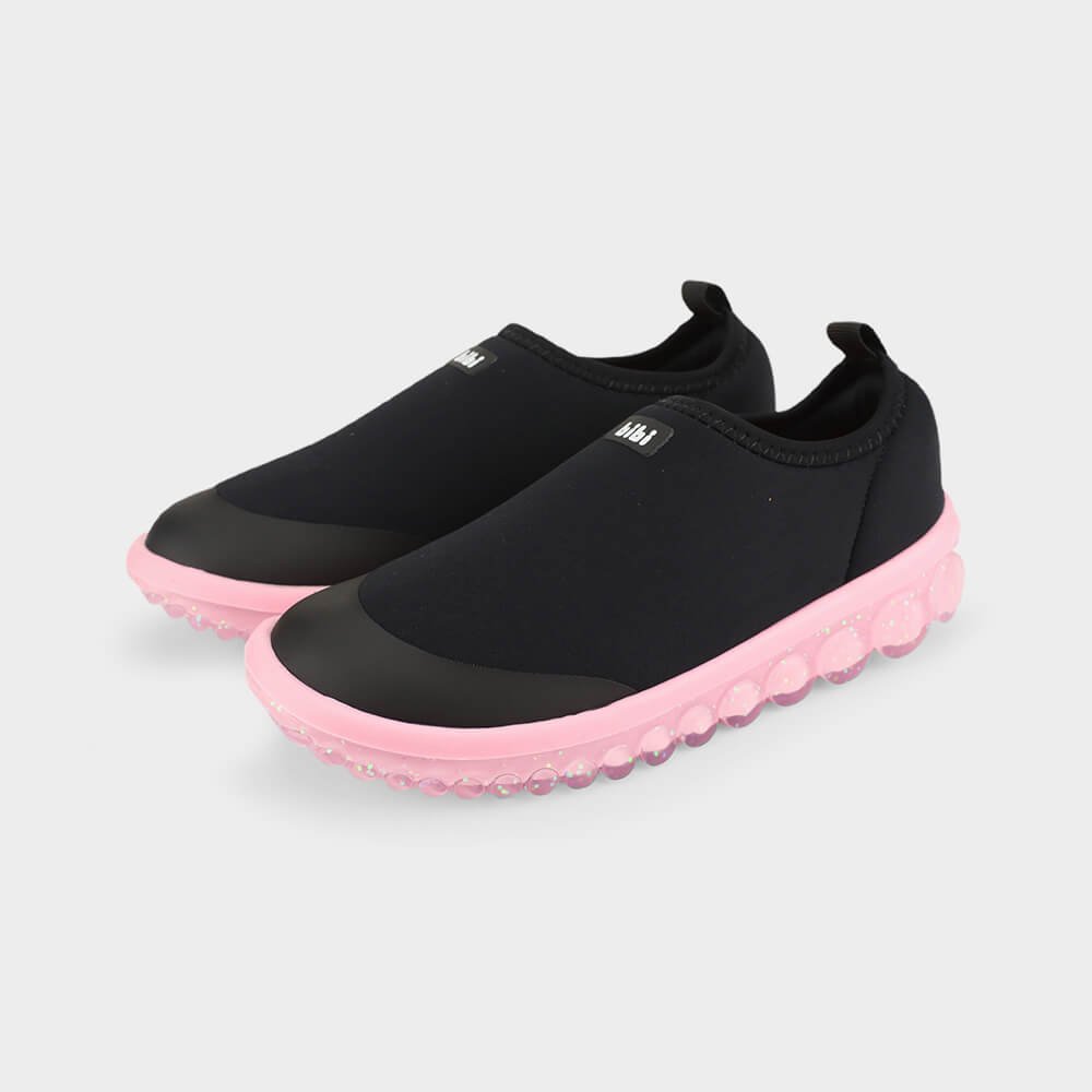 Tênis Infantil Bibi Roller 2.0 Preto com Rosa e Glitter Preto 2