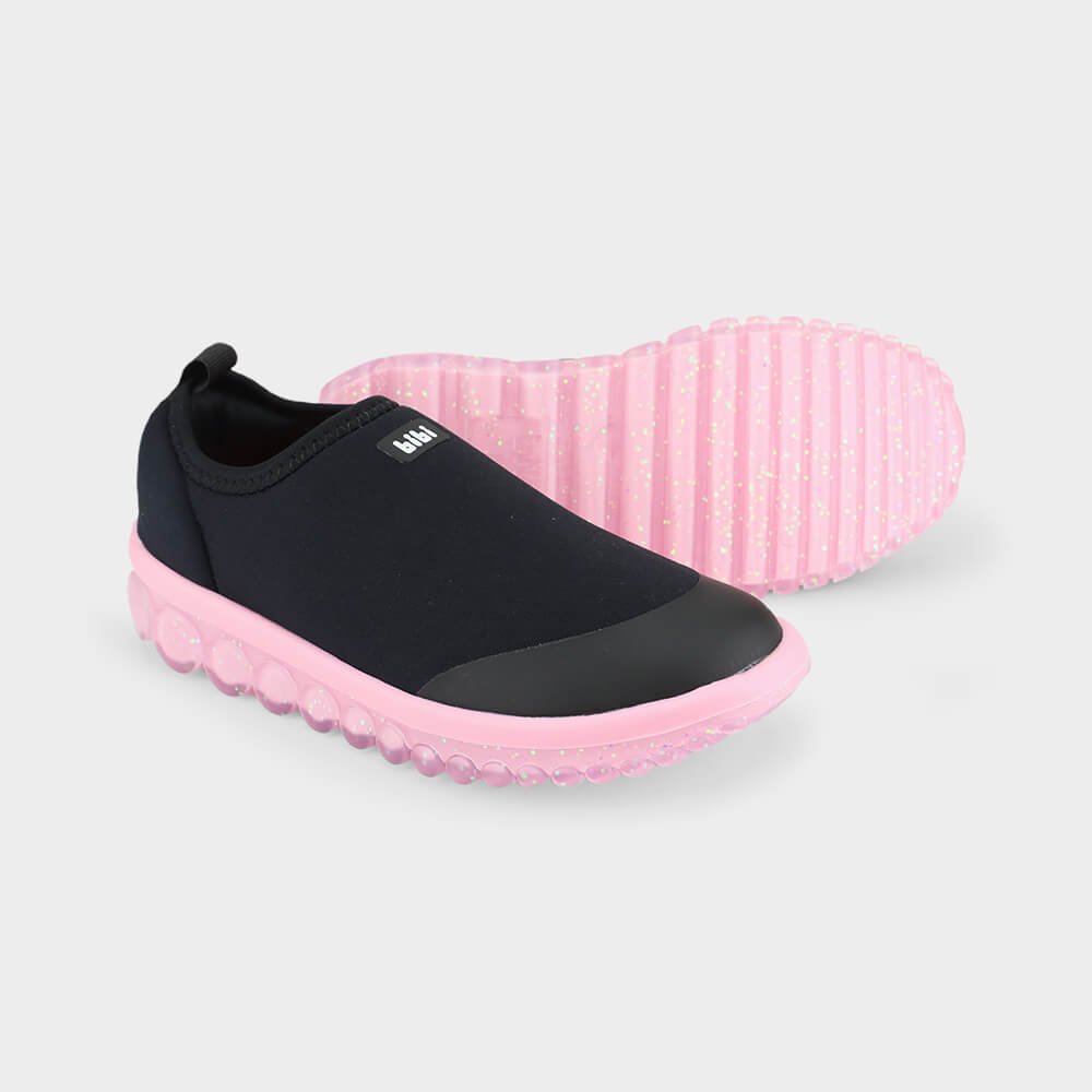 Tênis Infantil Bibi Roller 2.0 Preto com Rosa e Glitter Preto 4