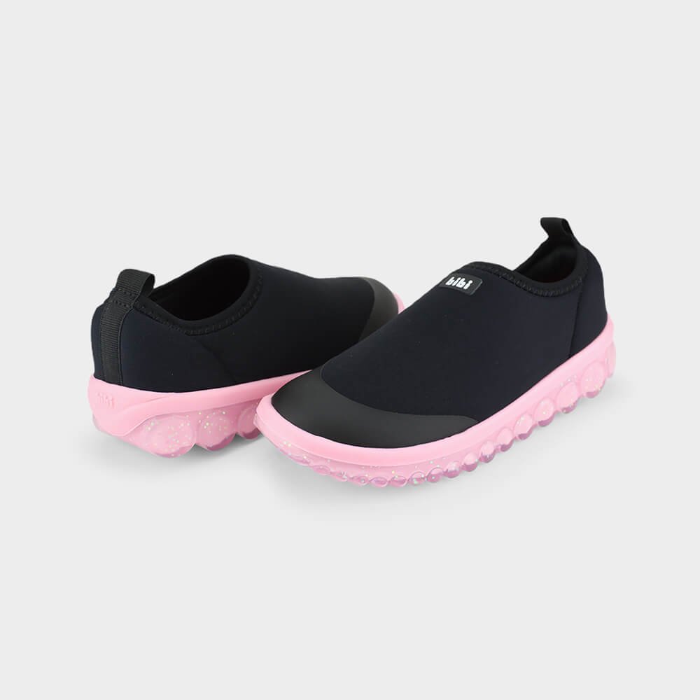 Tênis Infantil Bibi Roller 2.0 Preto com Rosa e Glitter Preto 3
