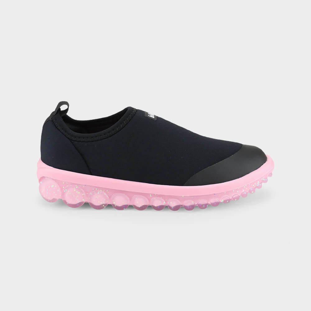 Tênis Infantil Bibi Roller 2.0 Preto com Rosa e Glitter