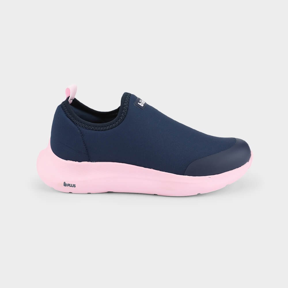 Tênis Infantil Bibi Action Azul Marinho com Rosa