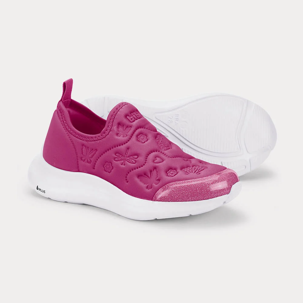 Tênis Infantil Bibi Action Rosa Rosa 4