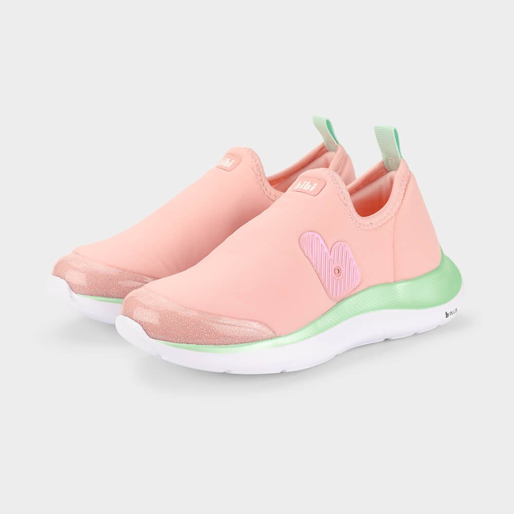 Tênis Infantil Bibi Action Rosa com Verde Salmão 2