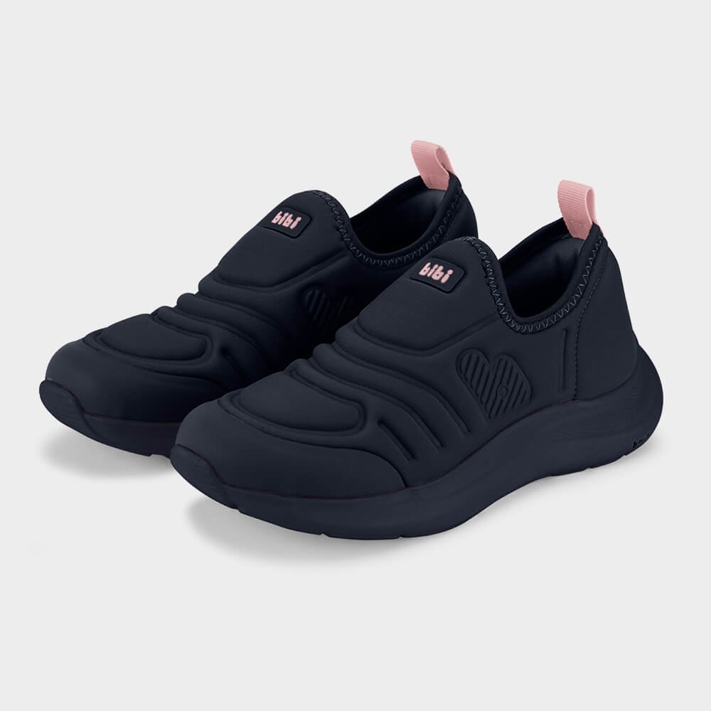 Tênis Infantil Bibi Action Azul Marinho com Rosa Azul Marinho 2