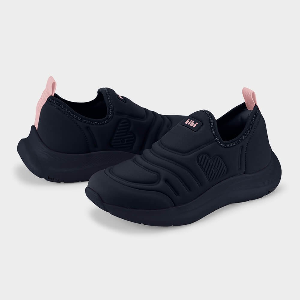 Tênis Infantil Bibi Action Azul Marinho com Rosa Azul Marinho 3