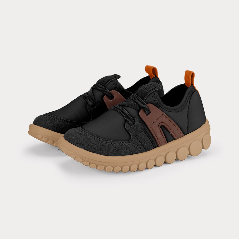 Tênis Infantil Bibi Roller 2.0 Preto com Marrom Preto 2