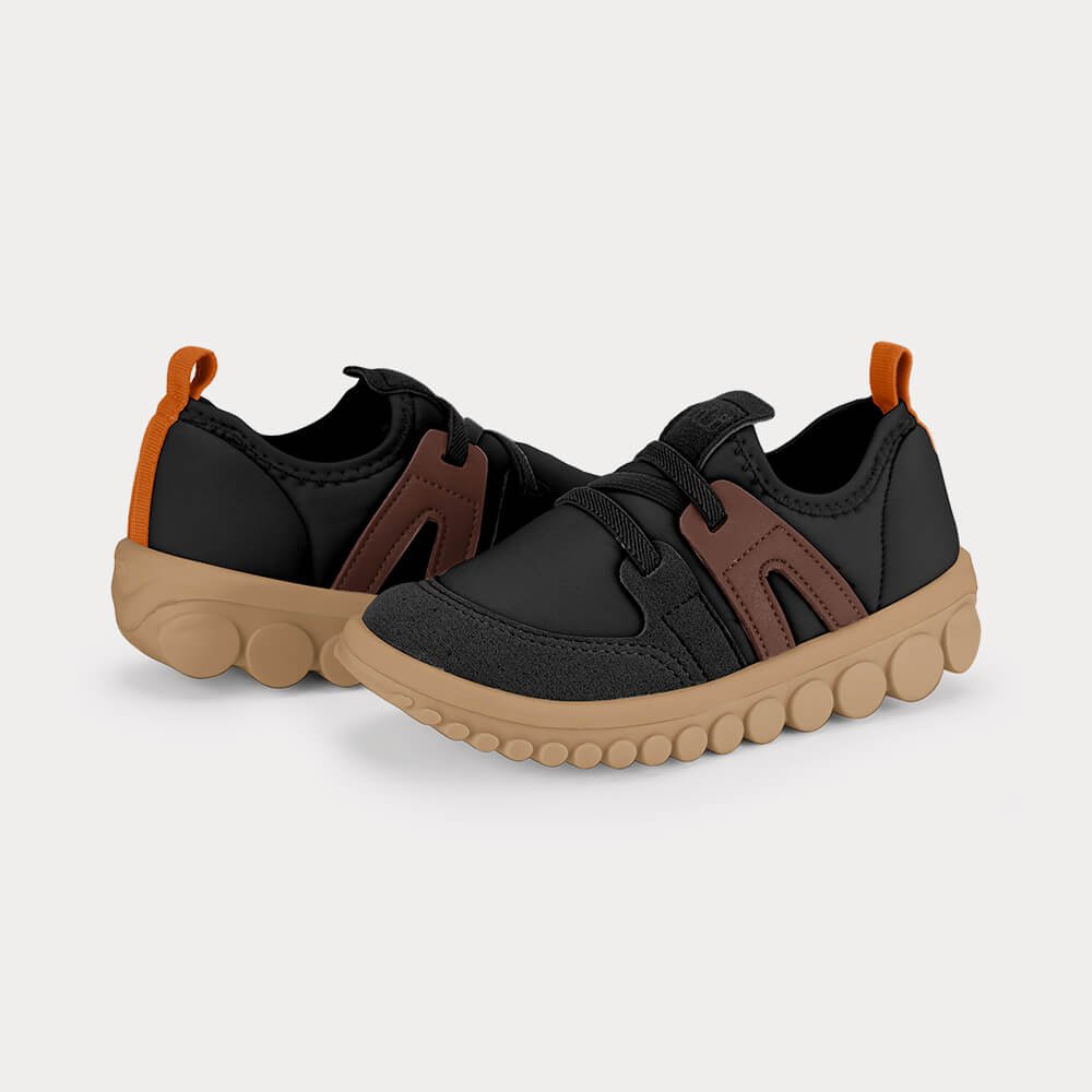Tênis Infantil Bibi Roller 2.0 Preto com Marrom Preto 3