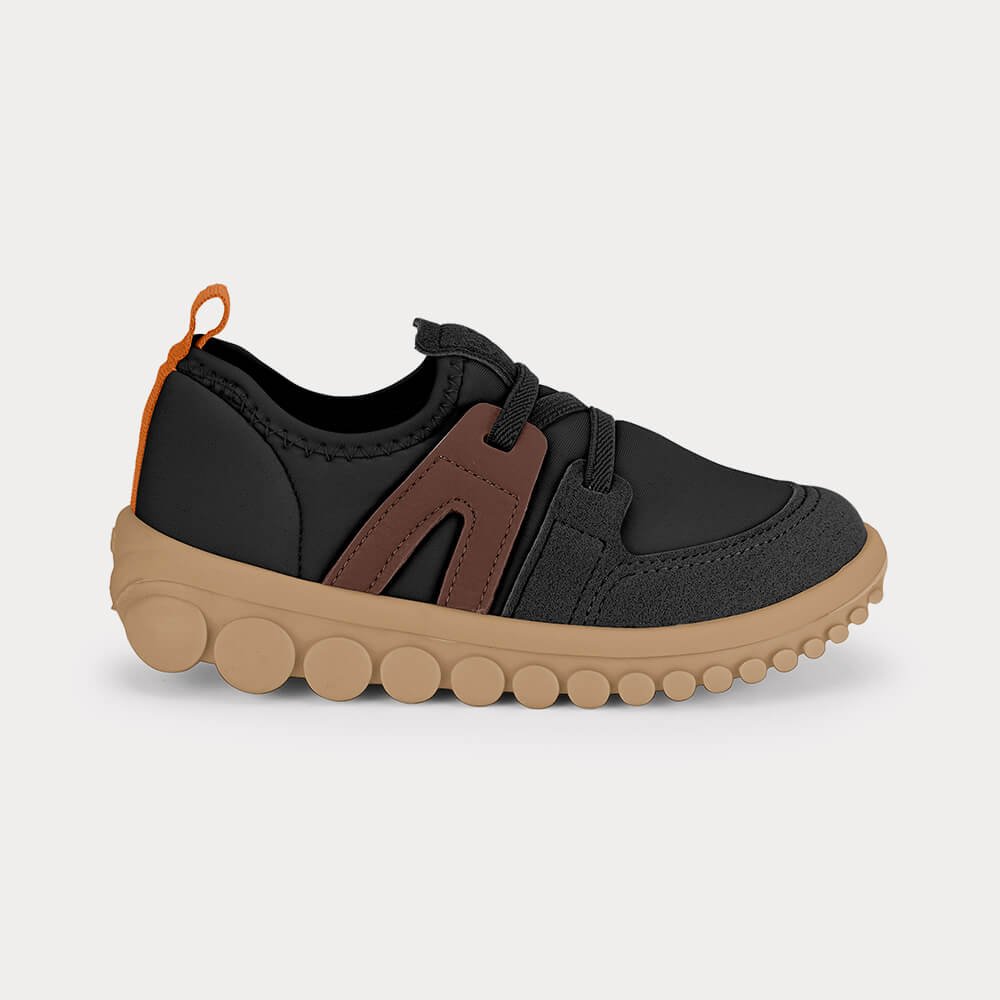 Tênis Infantil Bibi Roller 2.0 Preto com Marrom