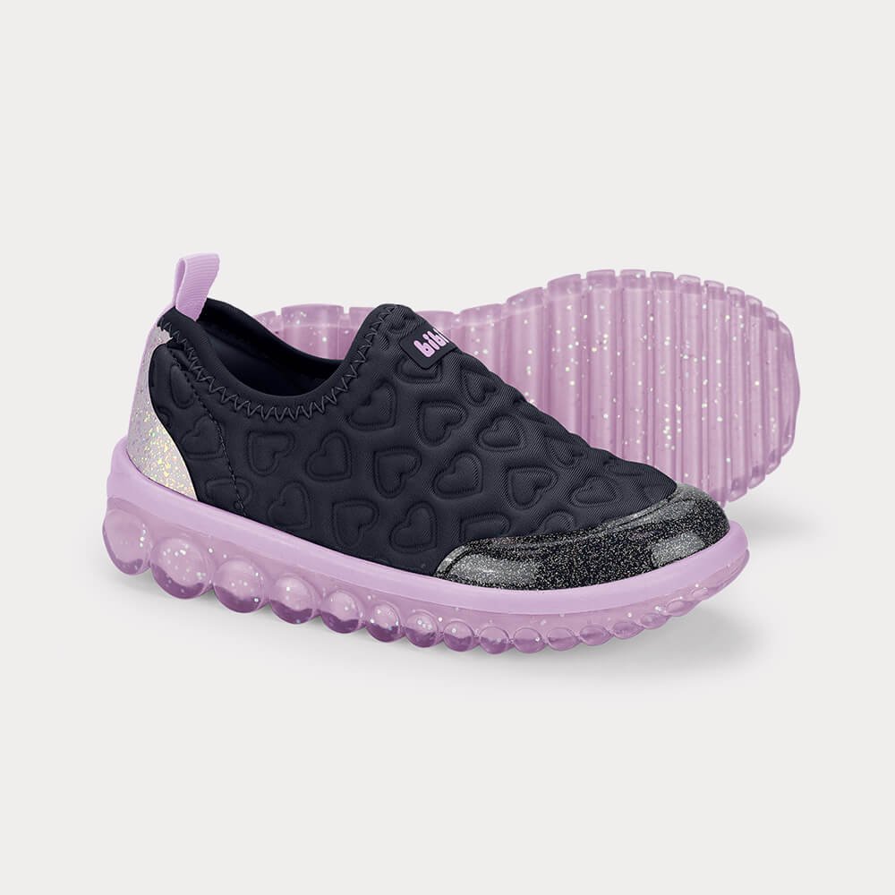 Tênis Infantil Bibi Roller 2.0 Azul Marinho com Lilás Azul Marinho 4