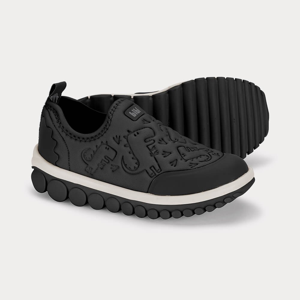Tênis Infantil Bibi Roller 2.0 Preto de Dinossauro Preto 3