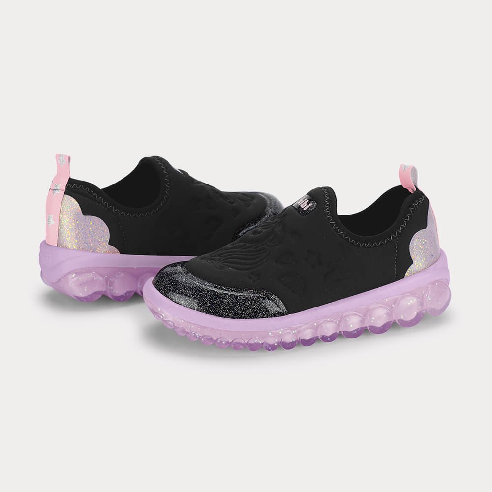 Tênis Infantil Bibi Roller 2.0 Preto de Unicórnio Preto 3