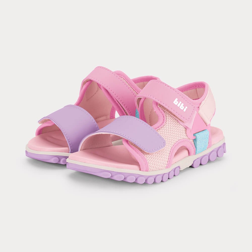 Sandália Infantil Bibi Summer Roller Sport 2.0 Rosa Rosa 2