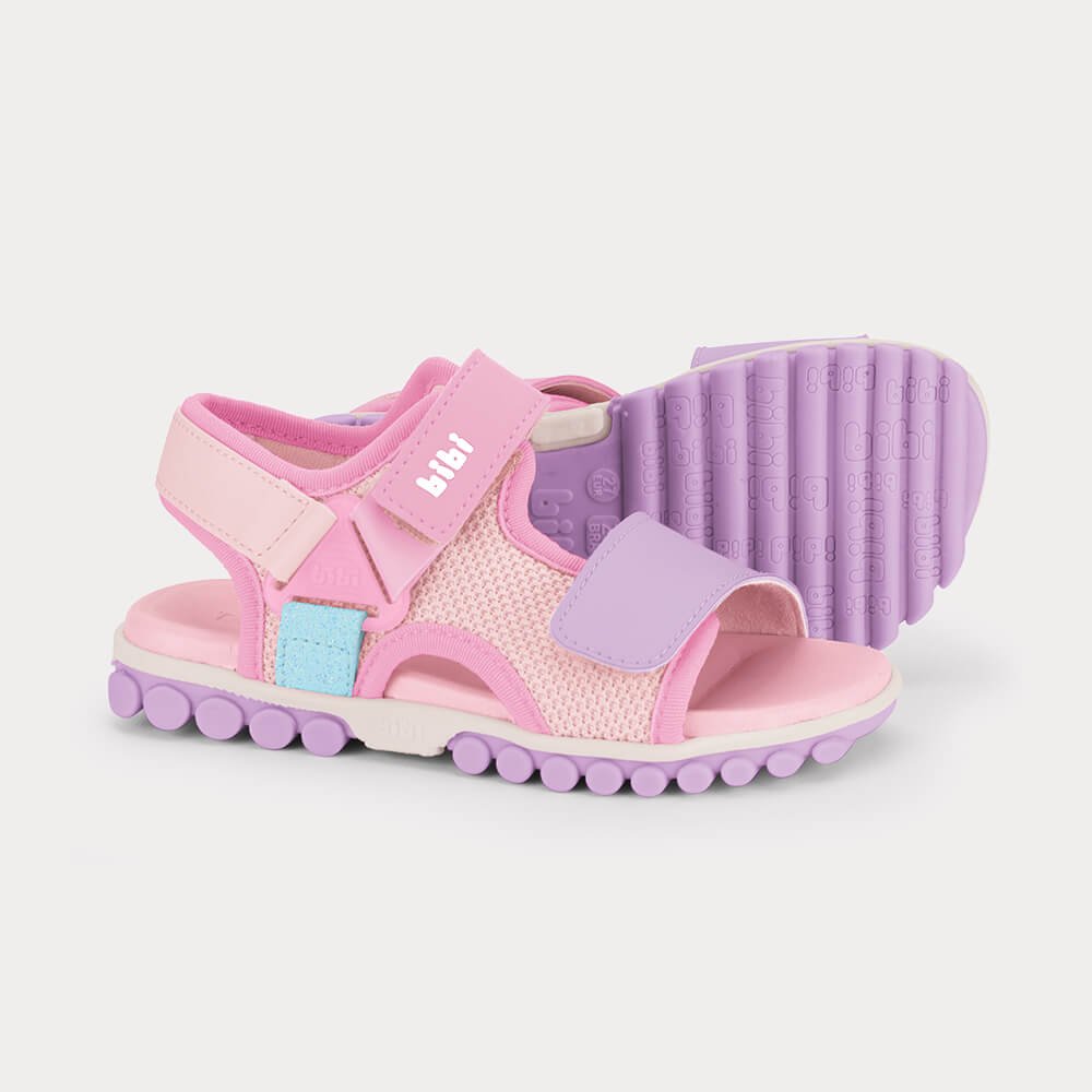 Sandália Infantil Bibi Summer Roller Sport 2.0 Rosa Rosa 4