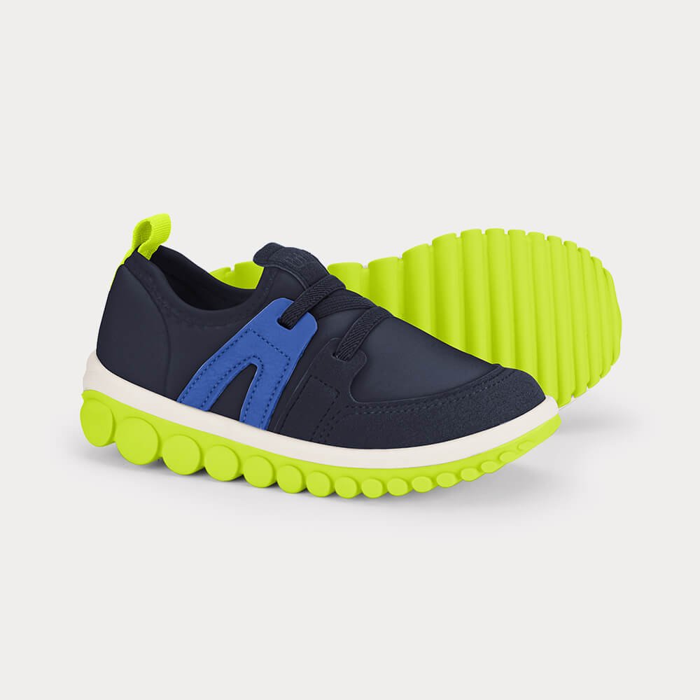 Tênis Infantil Bibi Roller 2.0 Azul com Verde Azul 4