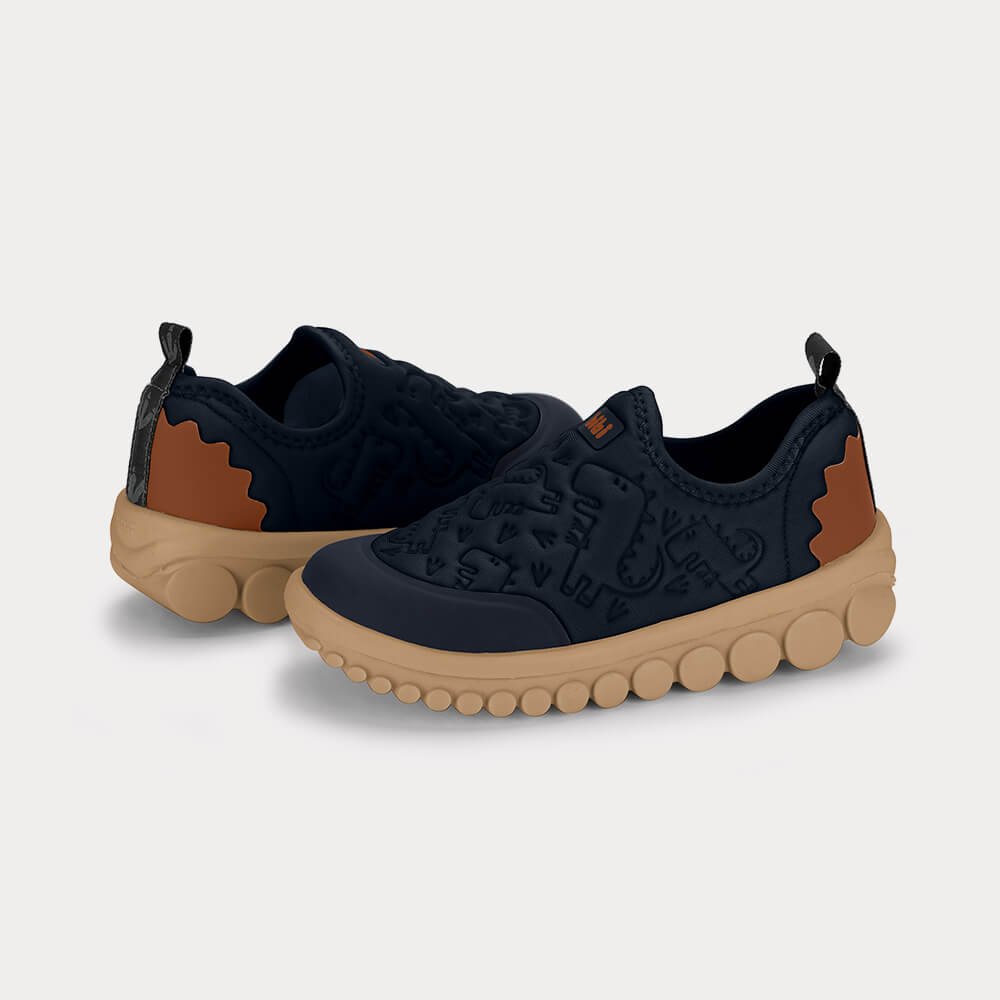 Tênis Infantil Bibi Roller 2.0 Azul de Dinossauro Azul Marinho 3