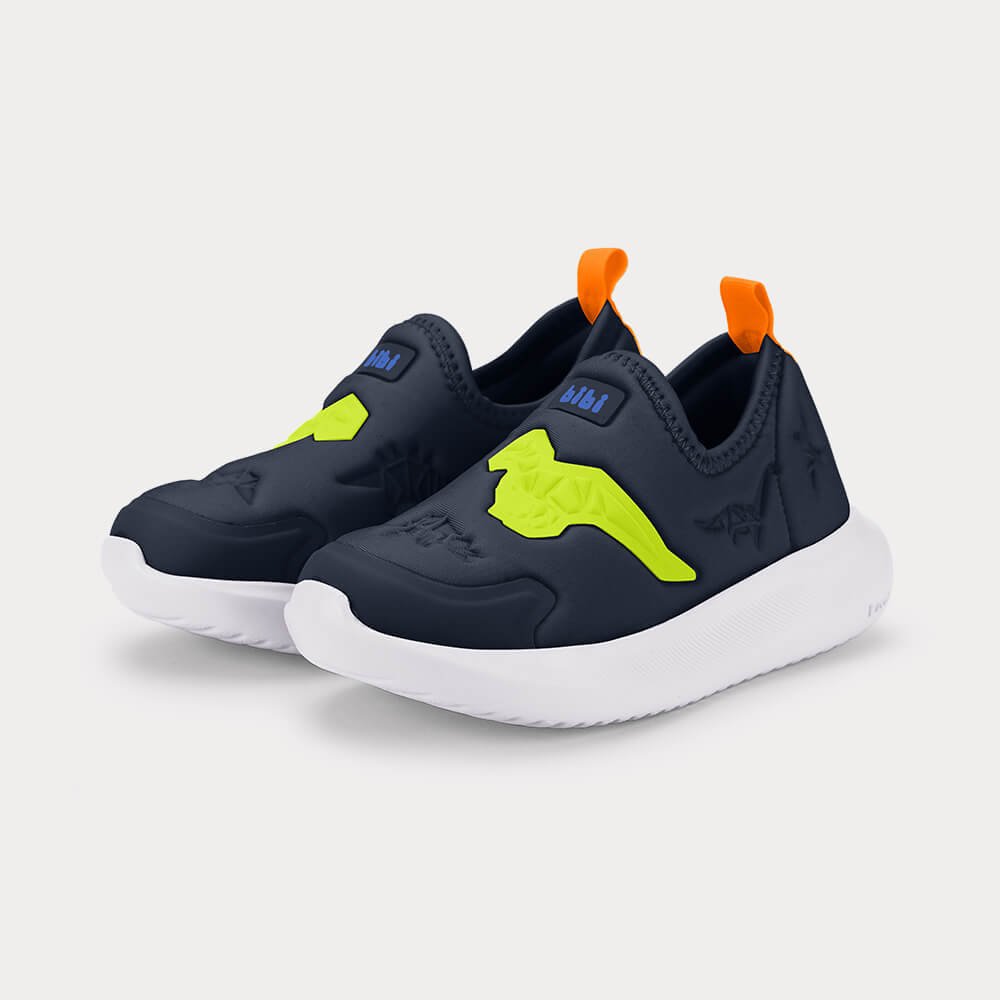 Tênis Infantil Bibi Flash Azul Marinho de Dinossauro Azul Marinho 2