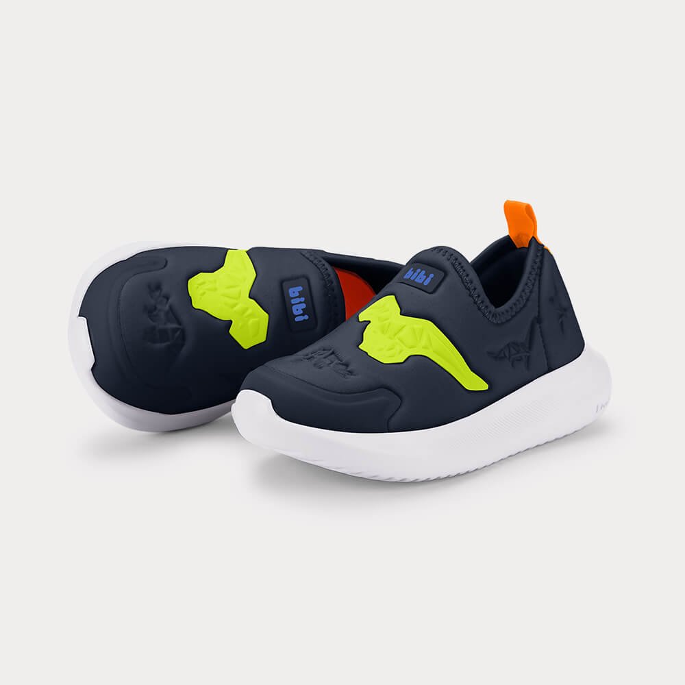 Tênis Infantil Bibi Flash Azul Marinho de Dinossauro Azul Marinho 3